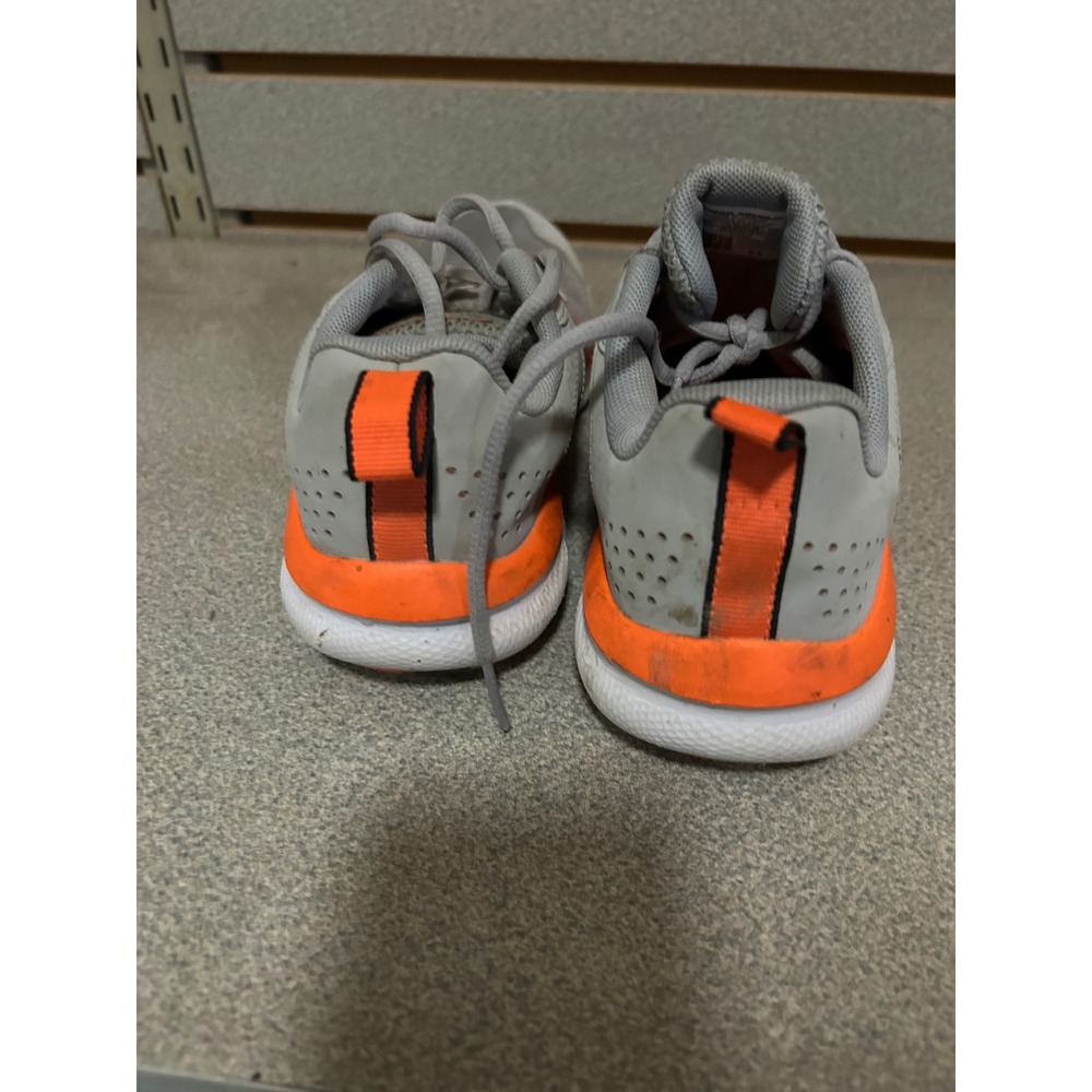 Under Armour Assert 9 Kids Running Shoes Grey Orange 3024833-107 Size 4Y - Picture 6 of 7